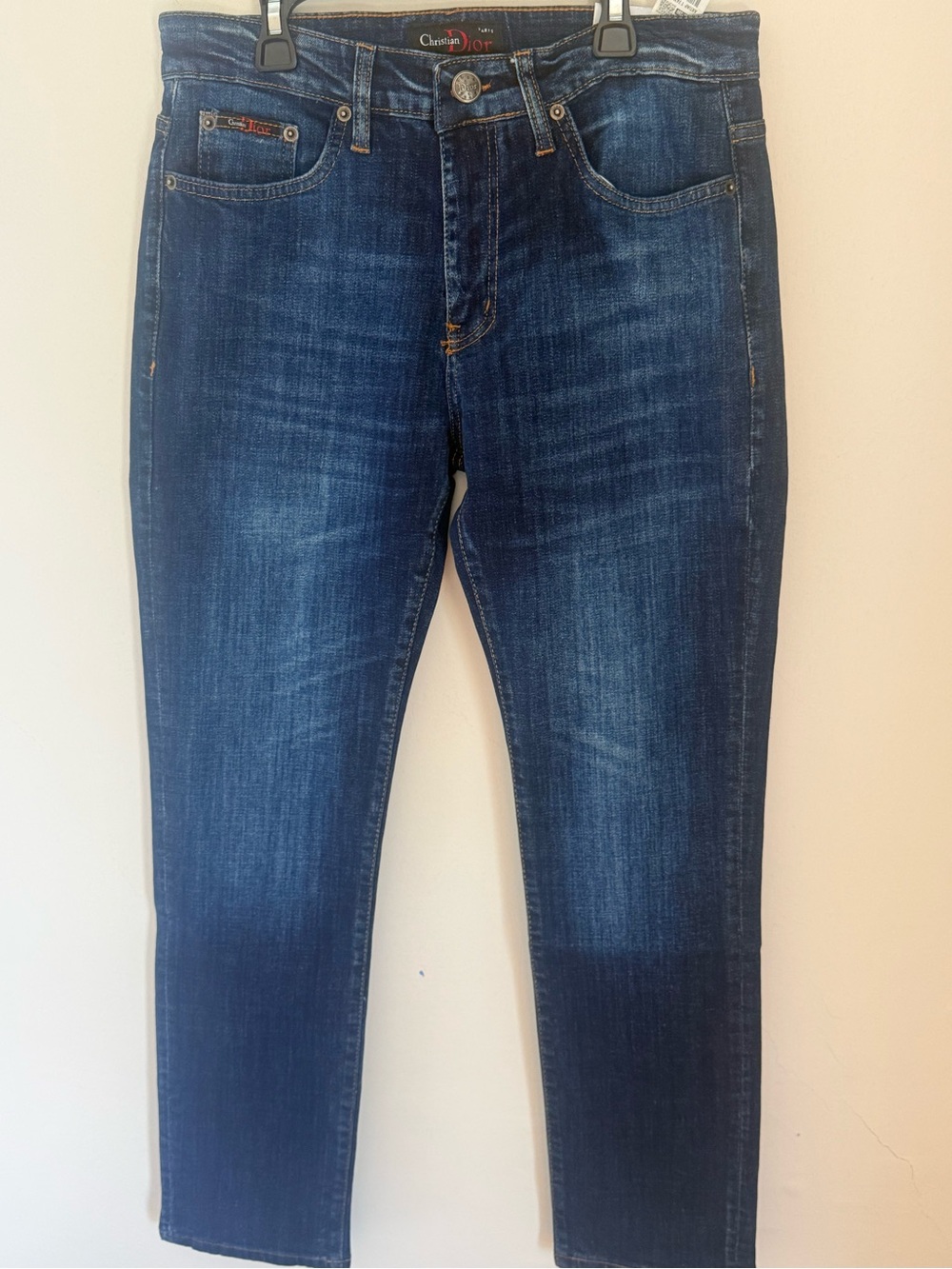 Dior Men Dark Indigo Slim Jeans